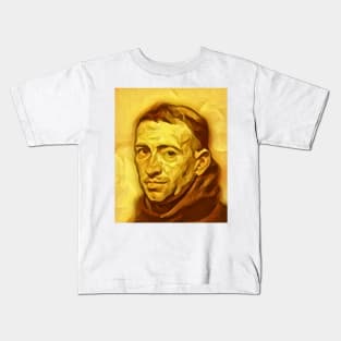 William of Ockham Golden Portrait | William of Ockham Artwork 5 Kids T-Shirt